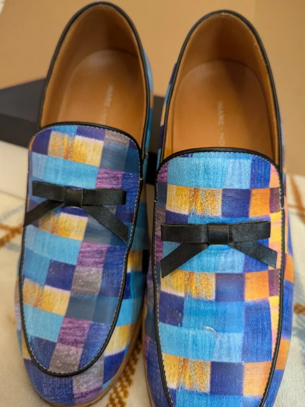 Marc Nolan Multi Color Mens Loafers  Size 9